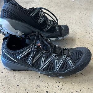 Merrell Black and Gray Trail Shoes